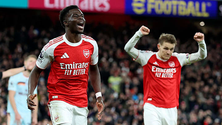 Bukayo Saka (left) will be crucial to Arsenal’s success on Saturday. Bukayo Saka (left) will be crucial to Arsenal’s success on Saturday.