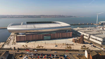 Views Of Everton's Bramley-Moore Dock Stadium