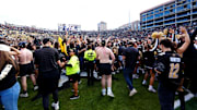 Colorado fans stormed the field after the Buffaloes upset the No. 22 Iowa State Cyclones and Deion Sanders had no issues with it.