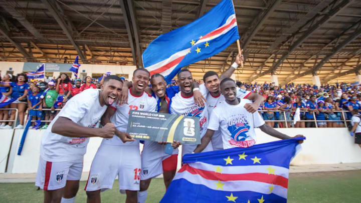 Cabo Verde celebra su clasificación al Mundial 2026. Cabo Verde celebra su clasificación al Mundial 2026.