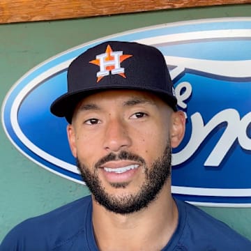 Carlos Correa is back with the Astros after the Twins traded him to Houston on Friday.
