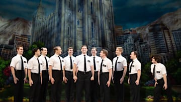 Sam McLellan and company in THE BOOK OF MORMON North American tour