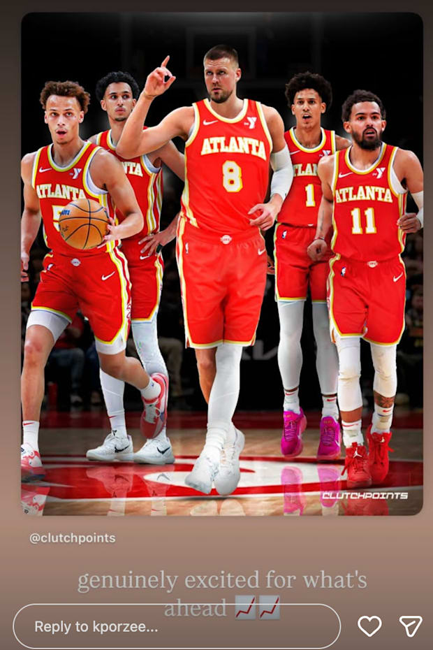 Kristaps Porzingis IG Story 