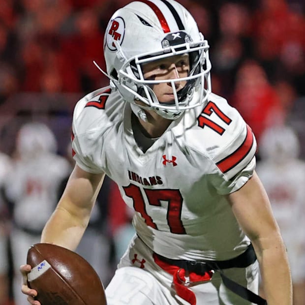 Quarterback Nolan DiLucia hopes to lead Peters Township back to the WPIAL Class 5A state title game.