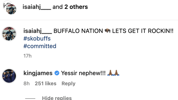 LeBron James' Comment