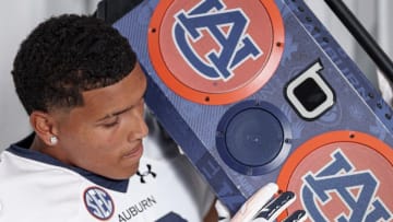 Elijah Melendez on a visit to Auburn