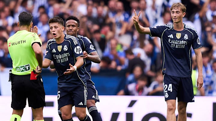 Dean Huijsen (right) was controversially sent-off last time out in La Liga. Dean Huijsen (right) was controversially sent-off last time out in La Liga.
