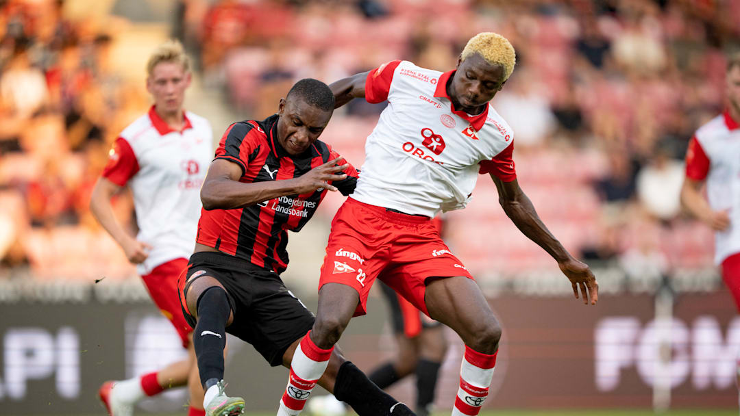 Fredikstad FK's defender Maxwell Woledzi will want to to put in a good performance against Toronto FC on Wednesday.