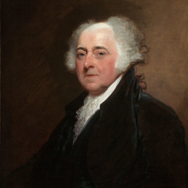 Painting of second U.S. president John Adams.