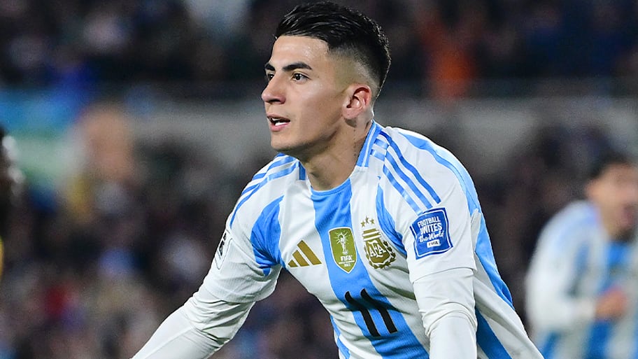 Thiago Almada scored to level the match deep into the second half and steal a point for Argentina.  | Getty Images