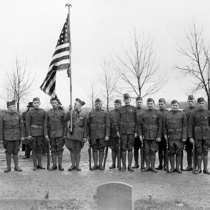 World War I veterans in Chicago, circa 1928