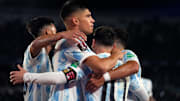 La Selección Argentina, unida en busca de la clasificación.