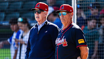 Terry McGuirk, Brian Snitker, Atlanta Braves
