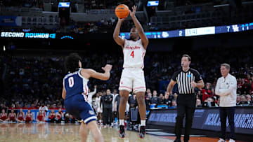 Houston Cougars guard L.J. Cryer (4)