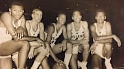 1967 Indiana All-Stars Willie Long, Ben Niles, Larry Weatherford, Rod Ford and Gregg Northington (left to right).