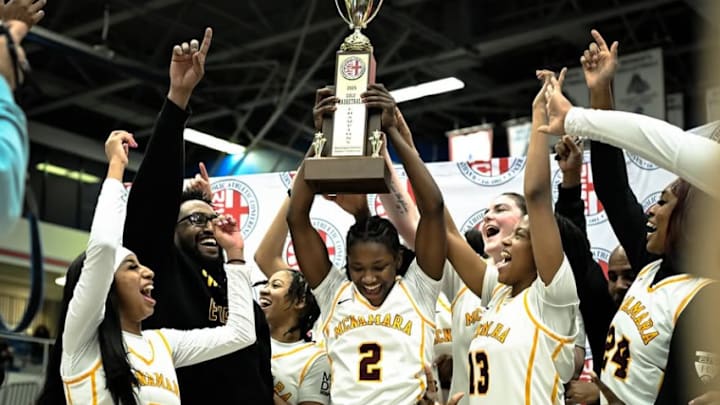 Five Bishop McNamara alums are in the 2025 NCAA Division I Women's Basketball Tournament. Five Bishop McNamara alums are in the 2025 NCAA Division I Women's Basketball Tournament.