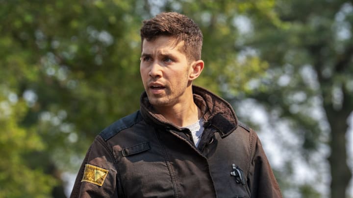 CHICAGO FIRE -- "Kicking Down Doors" Episode 1401 -- Pictured: Brandon Larracuente as Sal Vasquez 