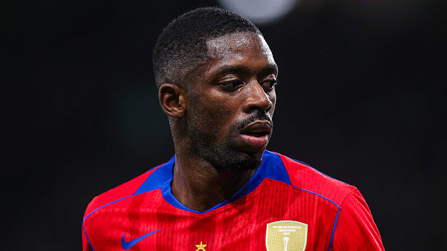 Ousmané Dembélé looking off to the side.