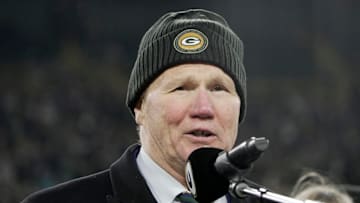 Retiring Green Bay Packers president Mark Murphy is honored for his service during halftime of their game Monday, December 23, 2024 at Lambeau Field in Green Bay, Wisconsin. The Green Bay Packers beat the New Orleans Saint 34-0.