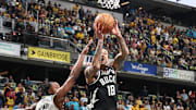Kyle Kuzma misses a layup to open Game 2.