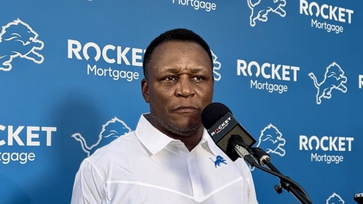 Former Detroit Lions running back Barry Sanders