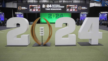 Jan 6, 2024; Houston, TX, USA; A general view of the College Football Playoff national championship