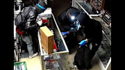 Surveillance Footage of Panama City Card Shop Robbery