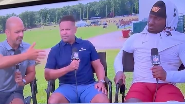 This was a weird moment for Deebo Samuel. This was a weird moment for Deebo Samuel.