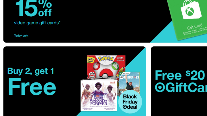 Target's Black Friday Buy 2 Get 1 Free Deal on Video Games Kicks off Today