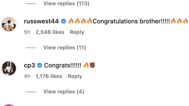 Russell Westbrook's Comment