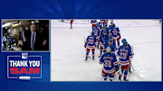 New York Rangers announcer Sam Rosen calls his last game before retirement. 