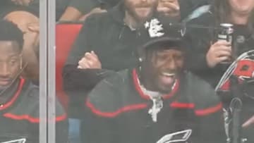 Legette was fired up to watch the Carolina Hurricanes.