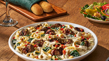 Olive Garden's Steak Gorgonzola Alfredo