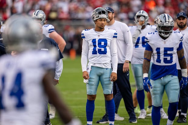 Dallas Cowboys quarterback Trey Lance