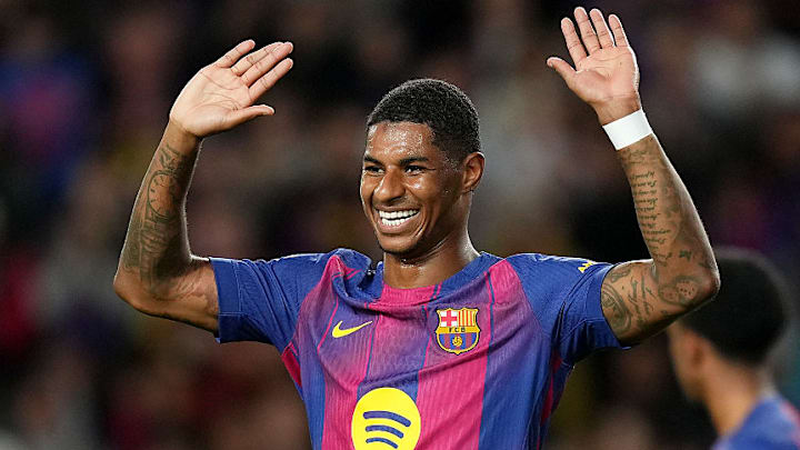 Marcus Rashford’s done well at Barcelona to date. Marcus Rashford’s done well at Barcelona to date.