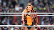 Becky Lynch during Wrestlemania Night 1 at SoFi Stadium. 