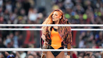 Becky Lynch during Wrestlemania Night 1 at SoFi Stadium. 