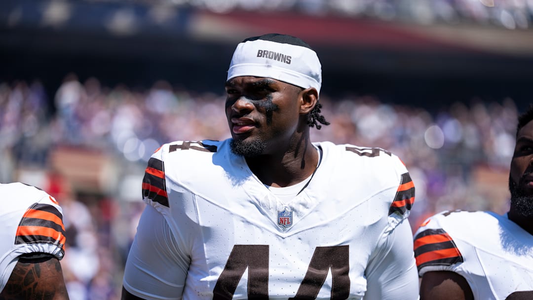 Cleveland Browns tight end Harold Fannin Jr.