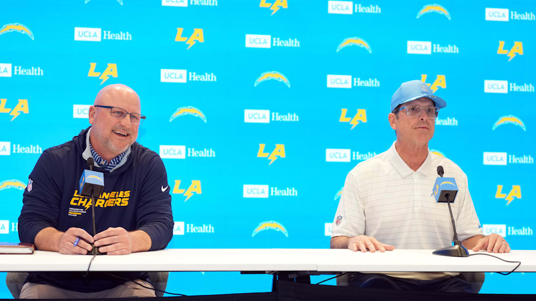 Joe Hortiz and Jim Harbaugh