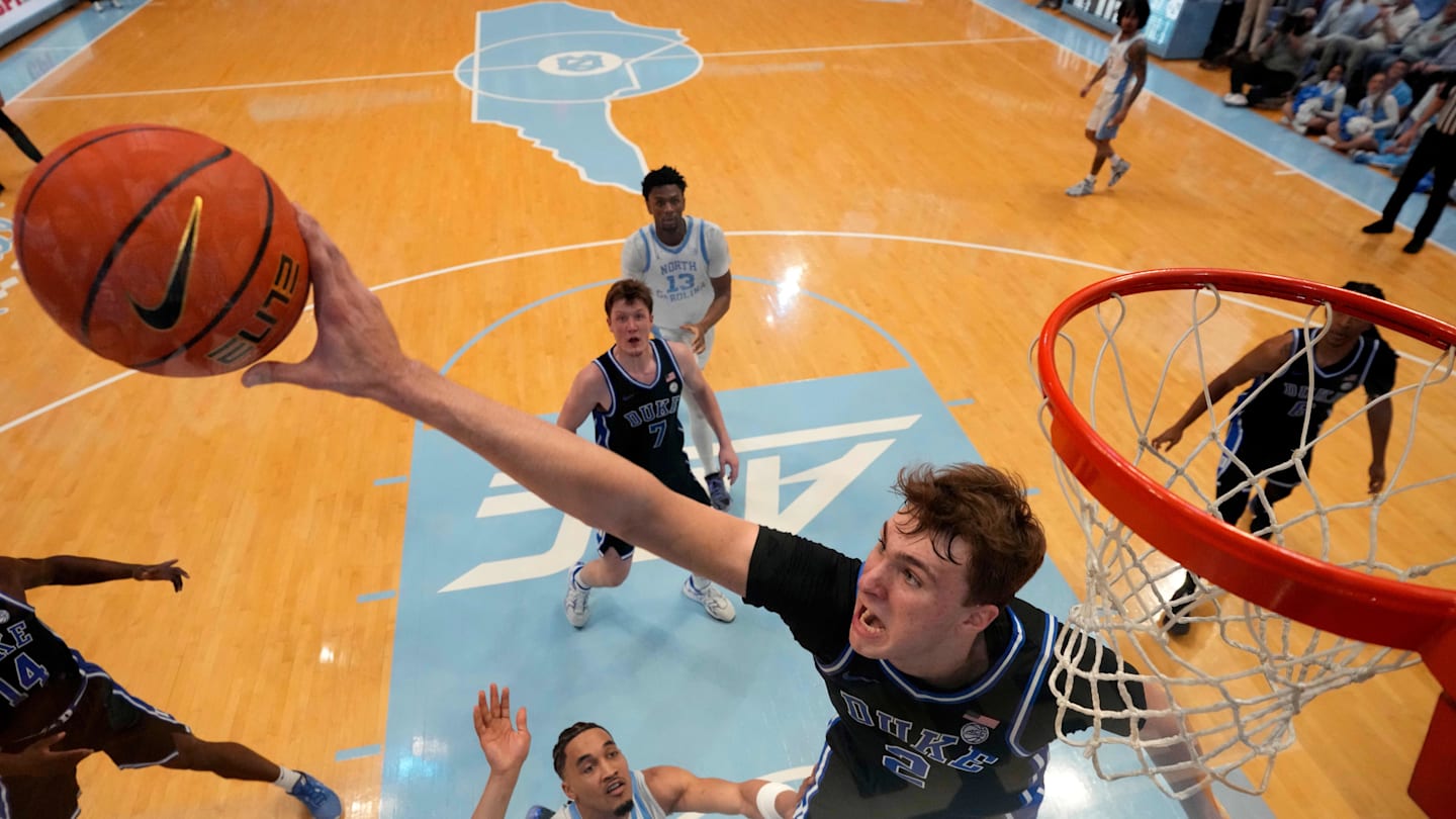 Basketball World Reacts To Cooper Flagg's Performance In Duke-UNC Game