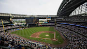 Jun 15, 2025; Milwaukee, Wisconsin, USA;  General view of American Family Field during the game between the St. Louis Cardinals and Milwaukee Brewers. Mandatory Credit: Jeff Hanisch-Imagn Images