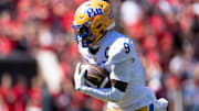 Pittsburgh Panthers wide receiver Konata Mumpfield.