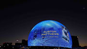 A general view of the exterior of The Sphere after the NHL Draft.