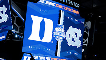 North Carolina v Duke; The Duke basketball team takes on UNC at the ACC Tournament