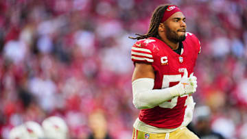 San Francisco 49ers linebacker Fred Warner (54)