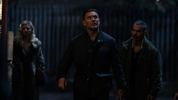 Tom Hardy stars as crime family "fixer" Harry Da Souza in "MobLand" on Paramount+. Photo Credit: Luke Varley/Paramount+