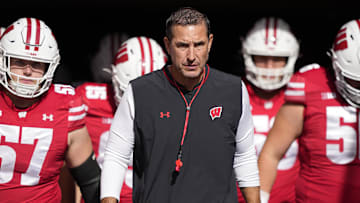 Luke Fickell, Wisconsin Badgers. (Mandatory Credit: Jeff Hanisch-Imagn Images)