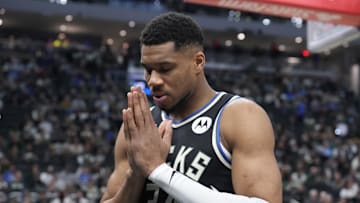 Milwaukee Bucks forward Giannis Antetokounmpo. Could he join forces with the Cleveland Cavaliers this summer?
