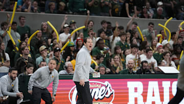 Baylor Bears head coach Scott Drew 