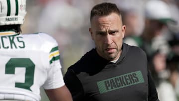 Green Bay Packers defensive coordinator Jeff Hafley is shown before their game against the Houston Texans Sunday, October 20, 2024 at Lambeau Field in Green Bay, Wisconsin.